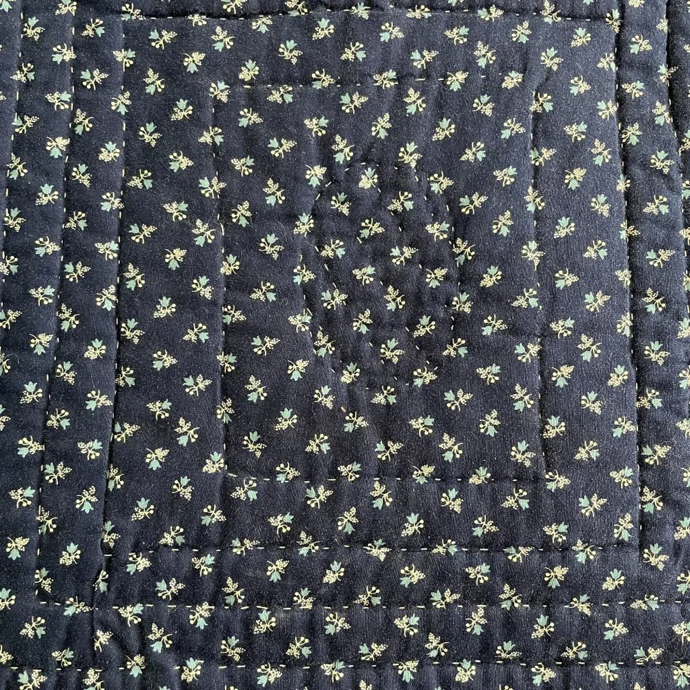 Vintage Handmade Patchwork Baby Children Blanket Crib Quilt Cat Balloon Rain